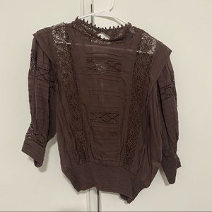 Free People Lace Top